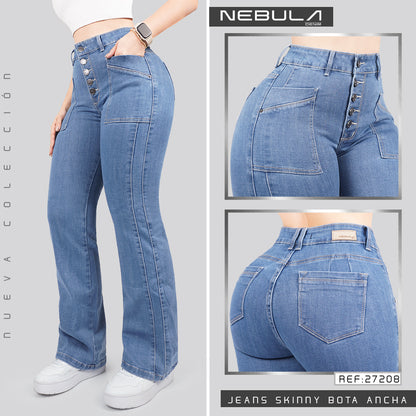 Jeans Skinny Bota Ancha 27208