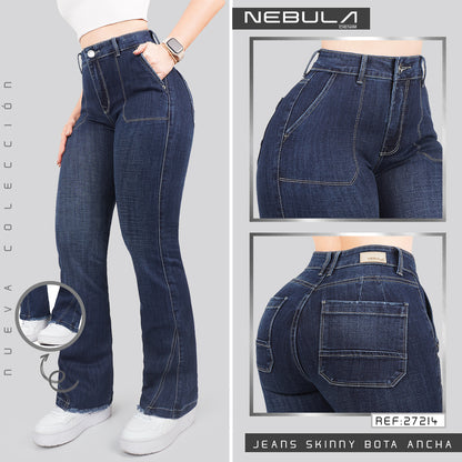 Jeans Skinny Bota Ancha 27214