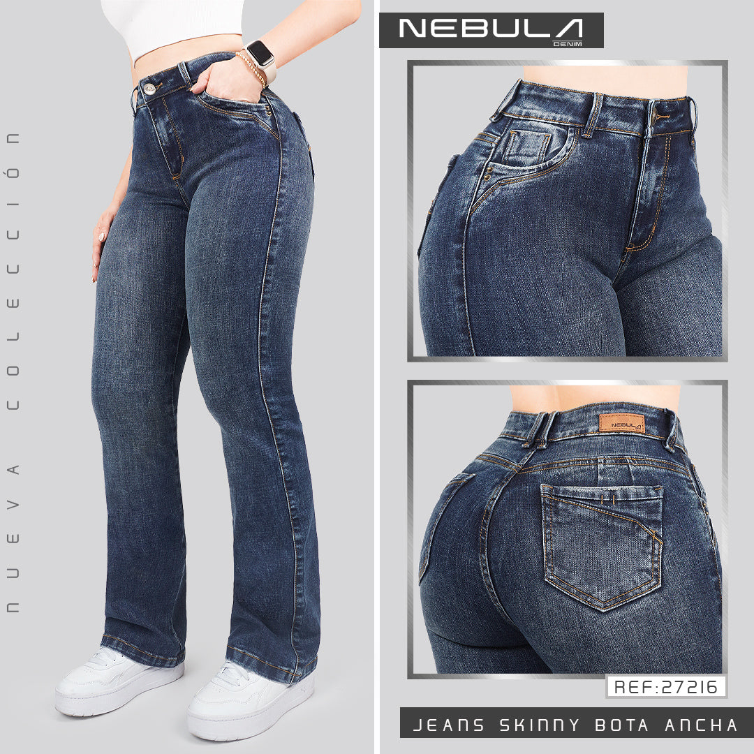 Jeans Skinny Bota Ancha 27216