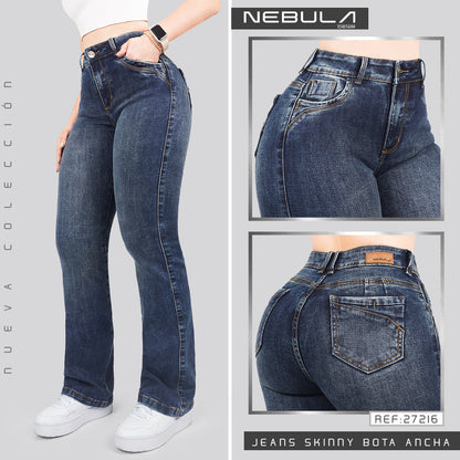 Jeans Skinny Bota Ancha 27216