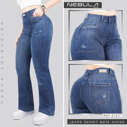 Jeans Skinny Bota Ancha 27217