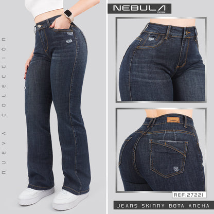 Jeans Skinny Bota Ancha 27221