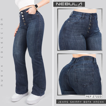 Jeans Skinny Bota Ancha 27223