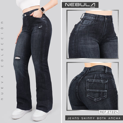 Jeans Skinny Bota Ancha 27224