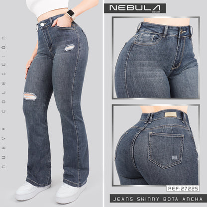 Jeans Skinny Bota Ancha 27225