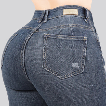 Jeans Skinny Bota Ancha 27225