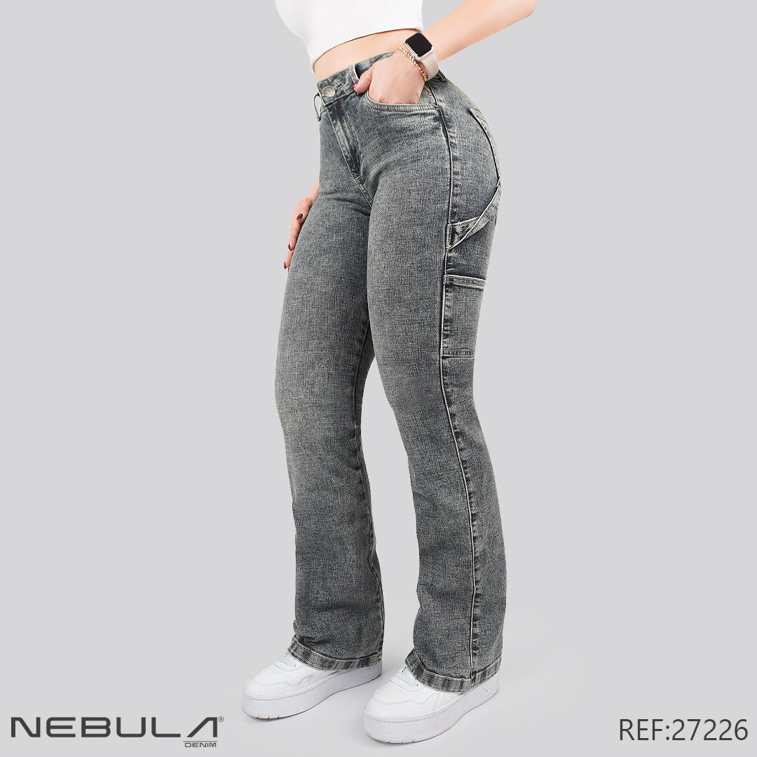 Jeans Skinny Bota Ancha 27226