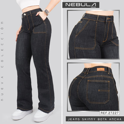 Jeans Skinny Bota Ancha 27227