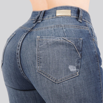 Jeans Skinny Bota Ancha 27228