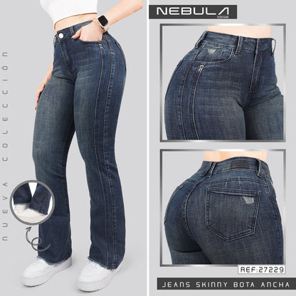 Jeans Skinny Bota Ancha 27229