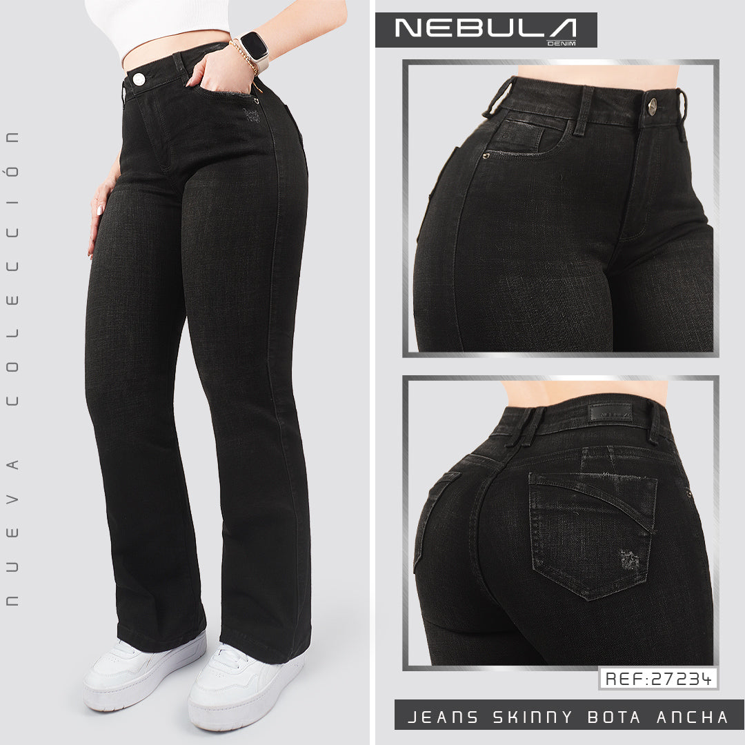 Jeans Skinny Bota Ancha 27234