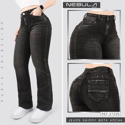 Jeans Skinny Bota Ancha 27235