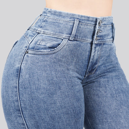 Jeans Skinny 3 botones Tiro Alto 6410