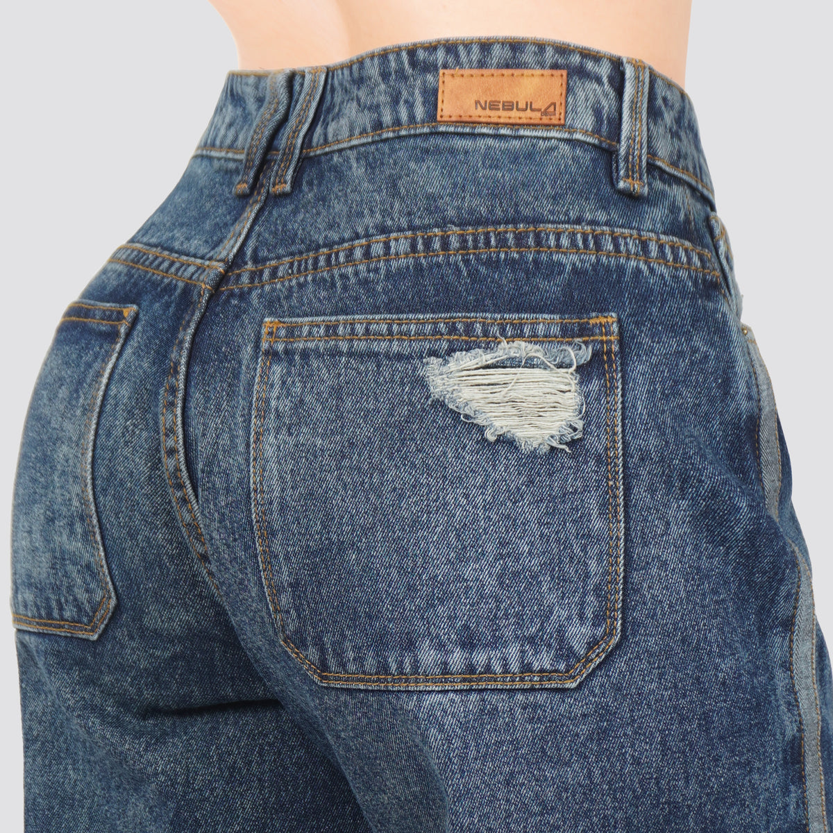 Jeans Wide Leg Rígido 7215
