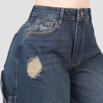 Jeans Wide Leg Rígido 7216