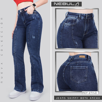Jeans Skinny Bota Ancha 27143